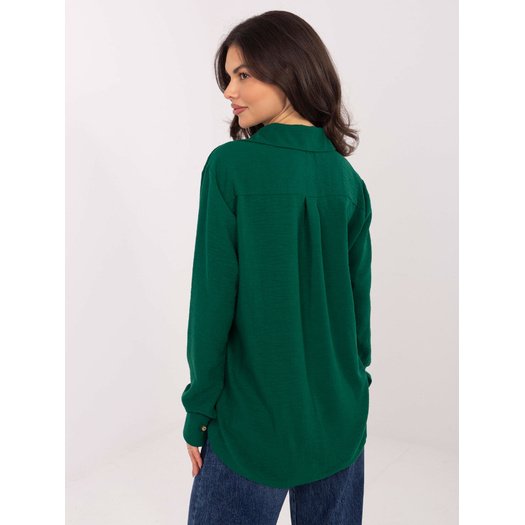 Koszula-LK-KS-510109.70-ciemny zielony 2