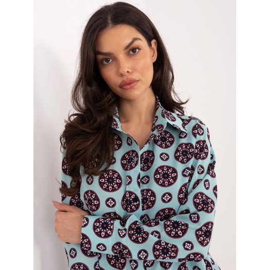 Koszula-LK-KS-510190.20P-mietowy 1