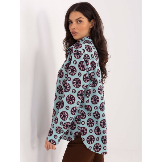 Koszula-LK-KS-510190.20P-mietowy 2