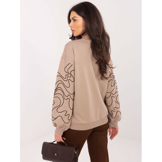 Bluzka-RV-BZ-A176.56-ciemny bezowy