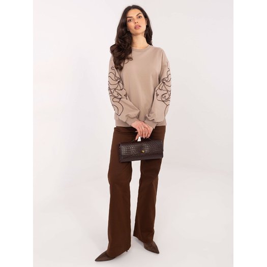 Bluzka-RV-BZ-A176.56-ciemny bezowy 1