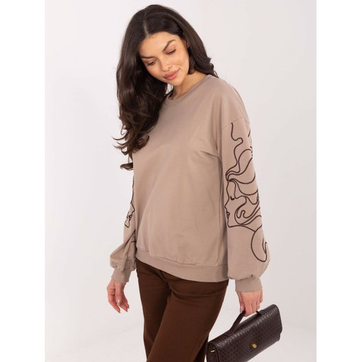 Bluzka-RV-BZ-A176.56-ciemny bezowy 2