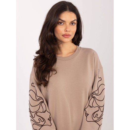 Bluzka-RV-BZ-A176.56-ciemny bezowy 3