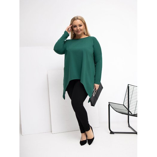 Bluzka-RV-BZ-5031.06X-ciemny zielony