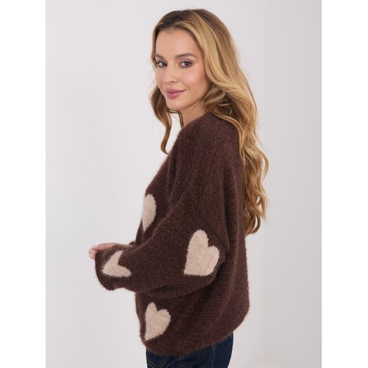 Sweter-MO-SW-1216.71-brązowy 3
