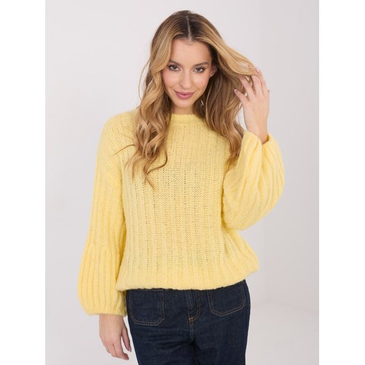 Sweter-MI-SW-1215.97-jasny ż&oacute;łty