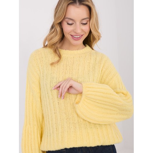Sweter-MI-SW-1215.97-jasny ż&oacute;łty 4