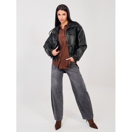 Koszula-LK-KS-510197.12P-brązowy