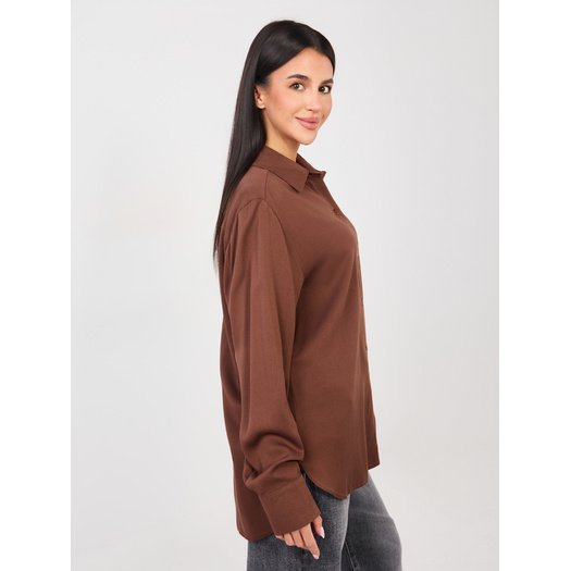 Koszula-LK-KS-510197.12P-brązowy 1