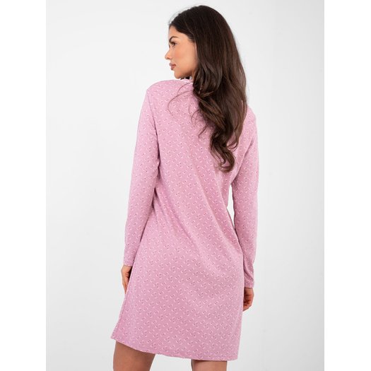 Koszula nocna-DU-KN-FP-105.36-ciemny r&oacute;żowy