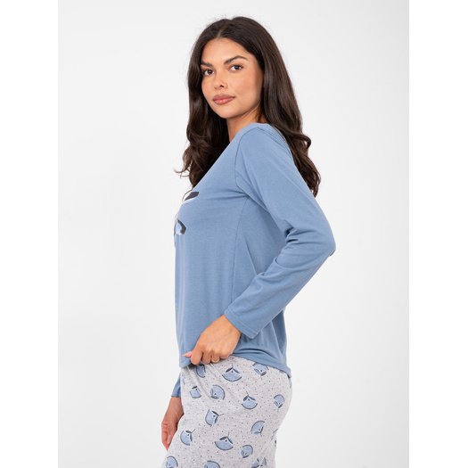 Piżama-DU-PI-FP-008.30-szaro-niebieski 4