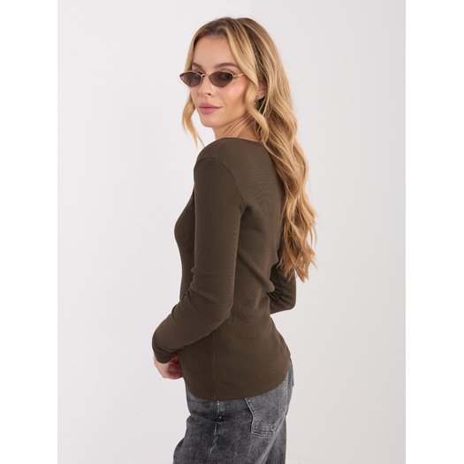 Bluzka-WT-BZ-A1076.15-ciemny brązowy 1