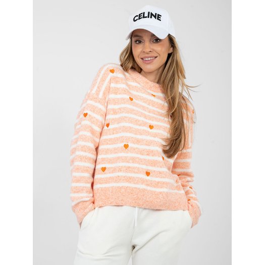 Sweter-PM-SW-J021.75-pomarańczowy 3