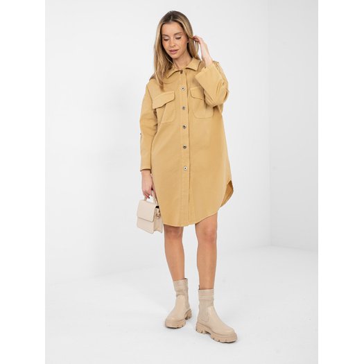 Sukienka-IT-SK-FL6071.70-camelowy 3