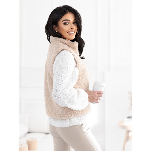 Kamizelka-CS-KZ-1403.00P-jasny beżowy 2