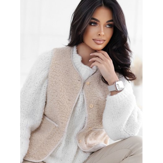 Kamizelka-CS-KZ-1404.99P-jasny beżowy 2