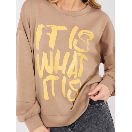 Bluza-IT-BL-22183.45-ciemny bezowy