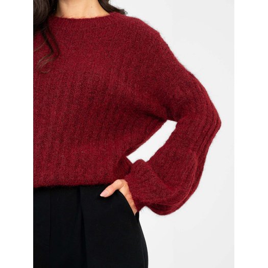Sweter-MI-SW-9642.01-bordowy 2