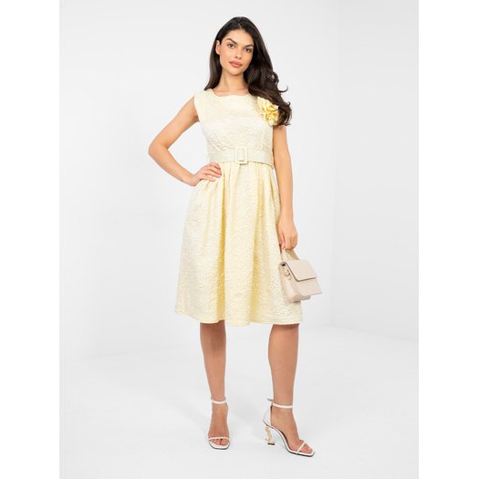 Sukienka-IT-SK-21861.86-jasny ż&oacute;łty