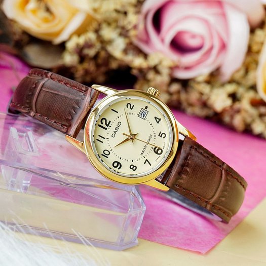 CASIO LTP-V002GL 9BUDF WOMEN S WATCH (zd584e) + BOX