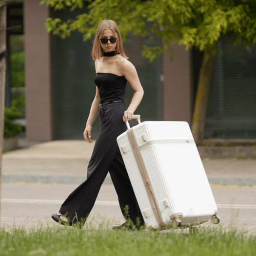 SUITCASE M 24   STL945 ABS DARK GREY