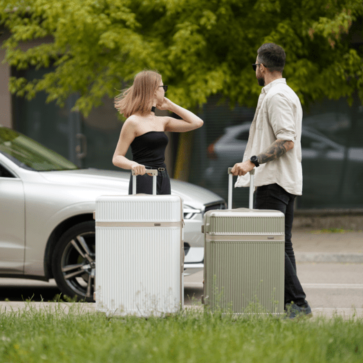 SUITCASE M 24   STL945 ABS DARK GREY