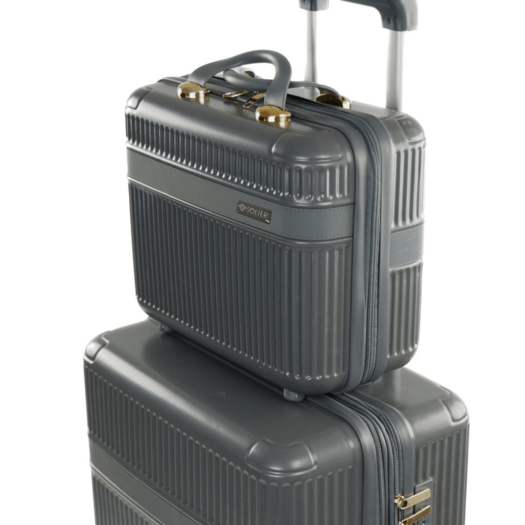 SUITCASE M 24   STL945 ABS DARK GREY