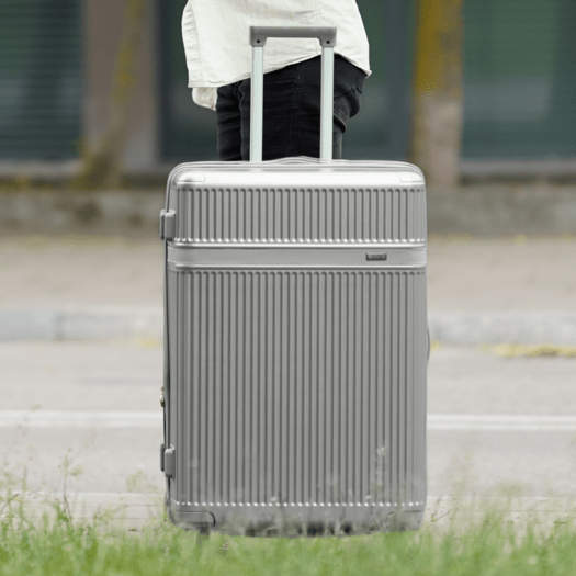 SUITCASE M 24   STL945 ABS DARK GREY