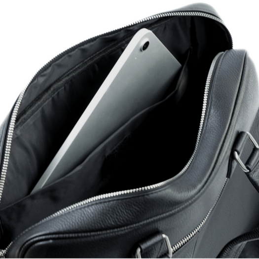 Torba weekendowa podr&oacute;żna sk&oacute;rzana Solier SL39 Astrin czarna 8