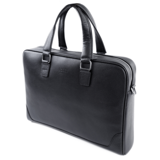 Torba weekendowa podr&oacute;żna sk&oacute;rzana Solier SL39 Astrin czarna 4