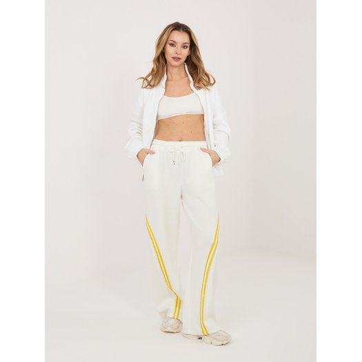Spodnie dresowe-IT-DR-22168.66-ecru 4