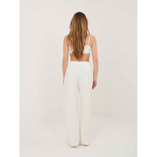 Spodnie dresowe-IT-DR-22168.66-ecru 2