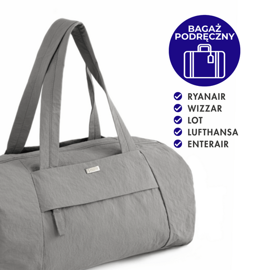 Sports Fabric Fitness Bag Solier FB52 Lunea &ndash; Grey 1