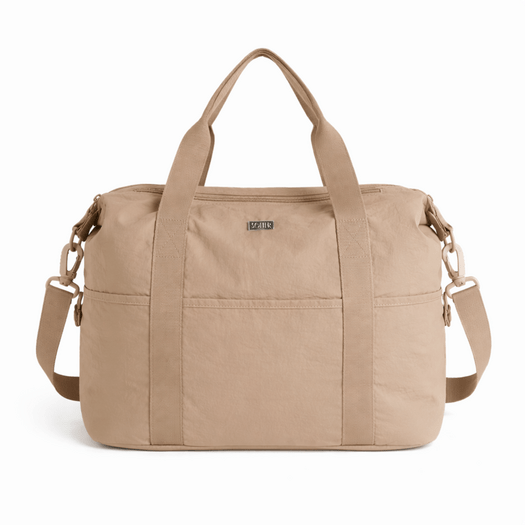 Large Women&rsquo;s Fabric Sports Bag Solier FB55 Viona &ndash; Beige