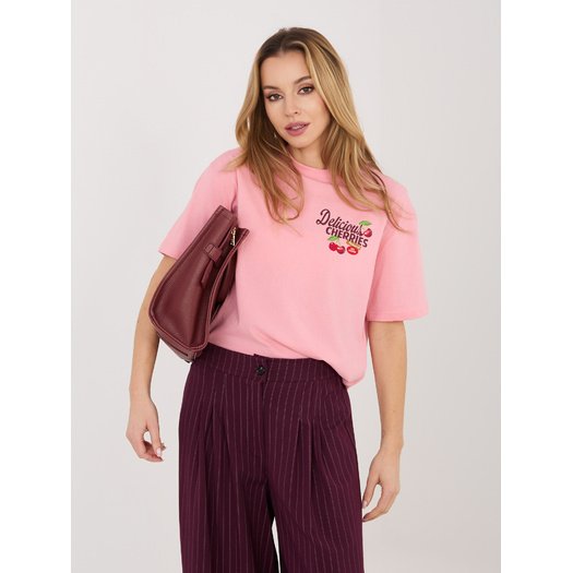T-shirt-D12022AJ02645AD-r&oacute;żowy