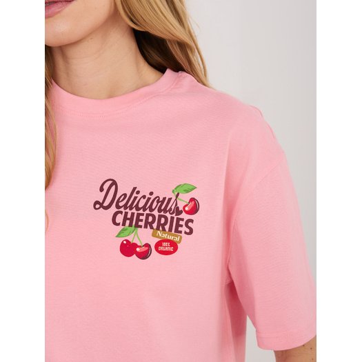 T-shirt-D12022AJ02645AD-r&oacute;żowy 2