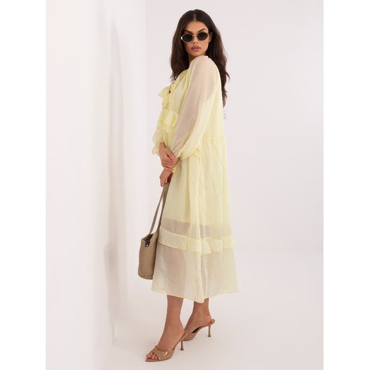 Sukienka-IT-SK-51600.19-jasny ż&oacute;łty 1