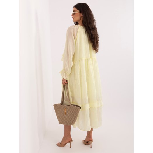 Sukienka-IT-SK-51600.19-jasny ż&oacute;łty 3