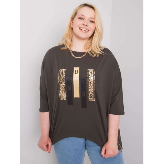 Bluzka-RV-BZ-6227.91-ciemny khaki