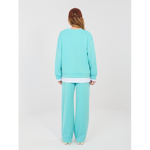 Spodnie dresowe-IT-DR-22230.92-turkusowy 2