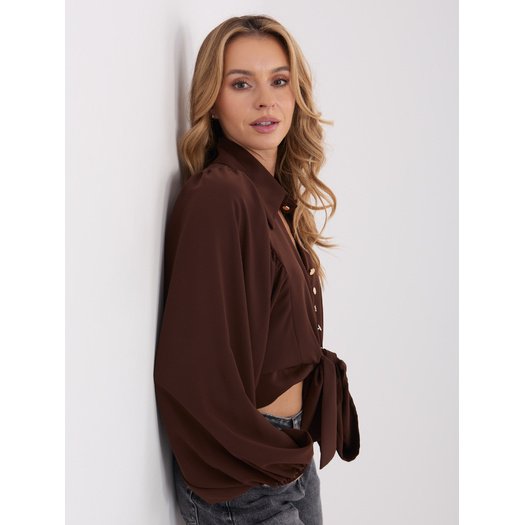 Bluzka-MI-BZ-3304.12-brązowy 1