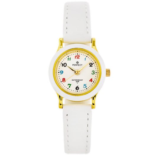 CHILDREN S COMMUNION WATCH PERFECT LP195-01 white (zp812c) + BOX