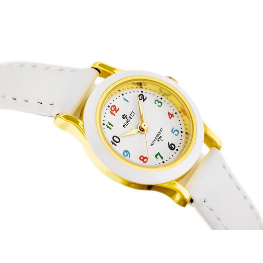 CHILDREN S COMMUNION WATCH PERFECT LP195-01 white (zp812c) + BOX