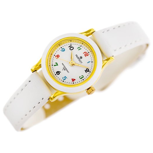 CHILDREN S COMMUNION WATCH PERFECT LP195-01 white (zp812c) + BOX