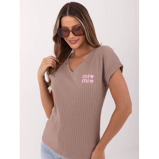 Bluzka-RV-BZ-A1245.05P-ciemny bezowy 5