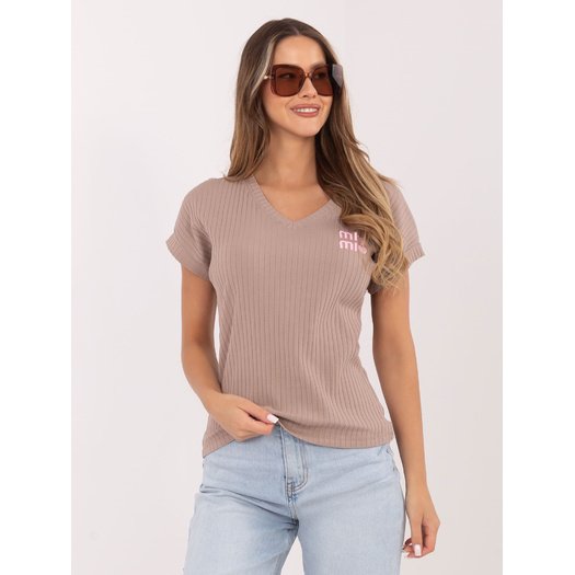 Bluzka-RV-BZ-A1245.05P-ciemny bezowy 6