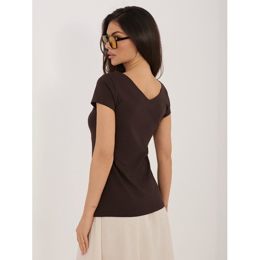 Bluzka-RV-BZ-A1267.08-ciemny brązowy 2