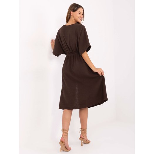 Sukienka-MI-SK-121008.84-ciemny brązowy 2
