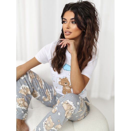 Piżama-CLM-PI-1581.09-szary 9