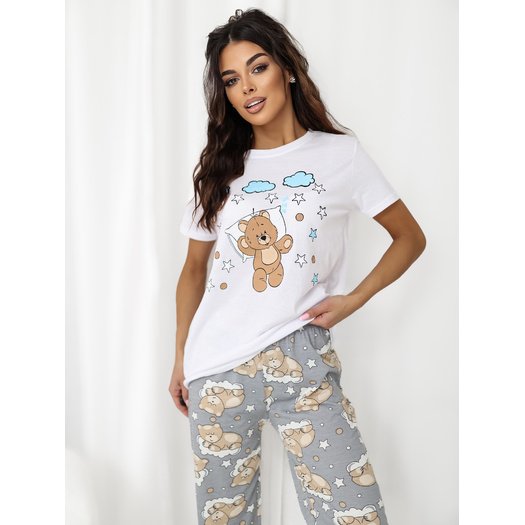 Piżama-CLM-PI-1581.09-szary 5